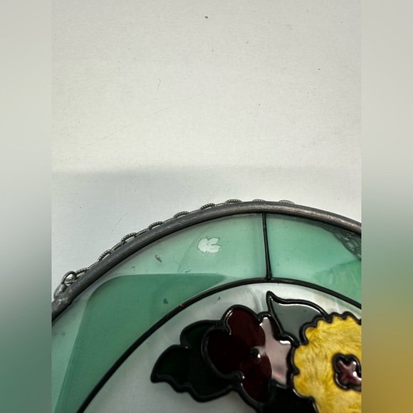 Joan Baker Designs kitty cat with fish bowl oval suncatcher window decor - Picture 3 of 5